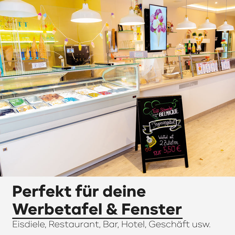 kreidestifte restaurant schilder bistro bistroschilder werbetafel