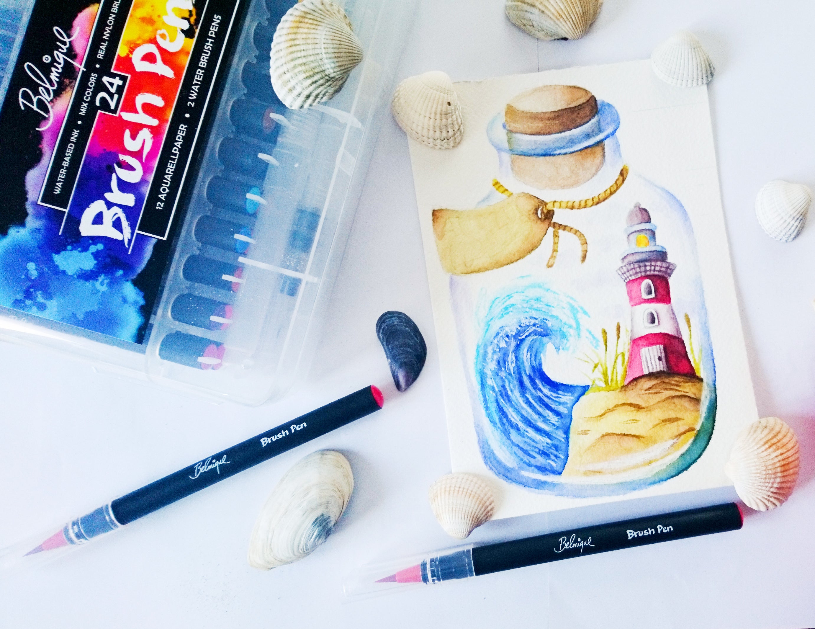 So bleiben deine Brush Pens lange wie neu Belmique