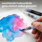 24 brush pens 2 water tank brushes incl. Aquarellpapier